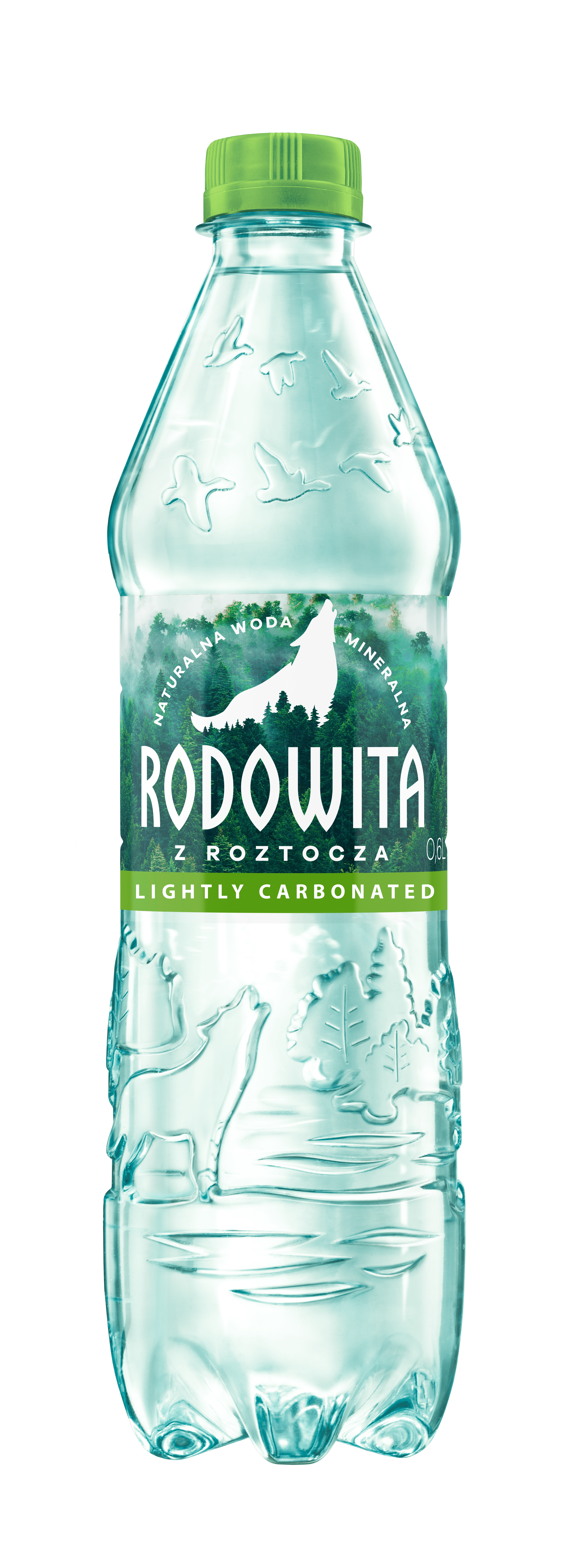 600ml Natural Mineral Water, Lightly Carbonated